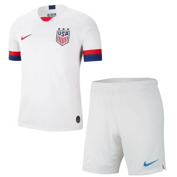 Maillot Football États-Unis Domicile Enfant 2019 Blanc